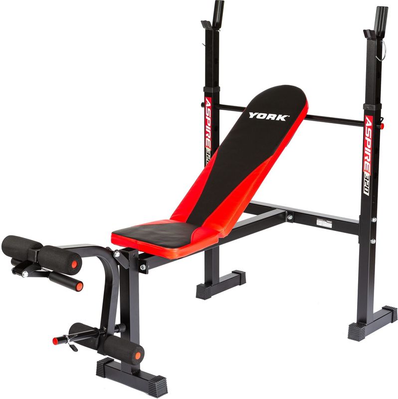 YORK® Aspire 320 Multi-Purpose Flat to Incline Bench with Arm/Leg Curl