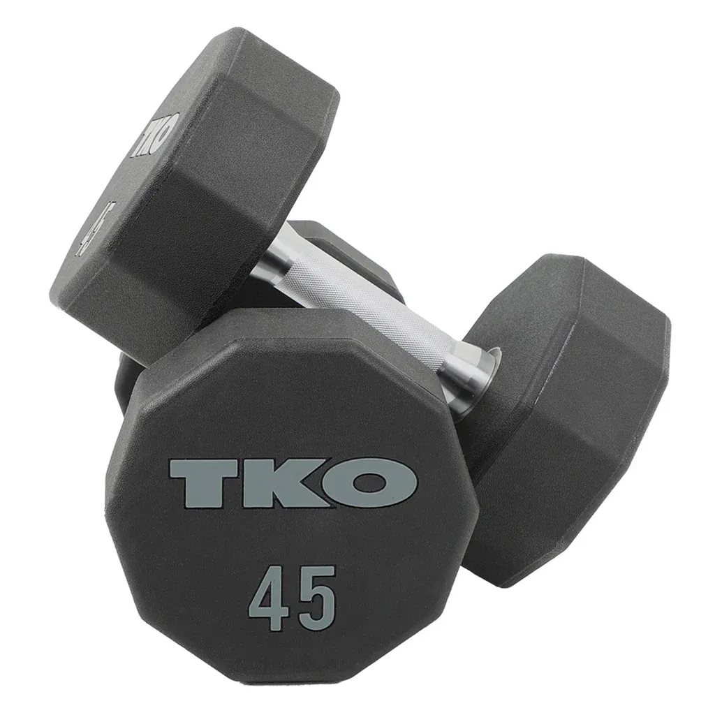 TKO 10-Sided Urethane Dumbbell Set