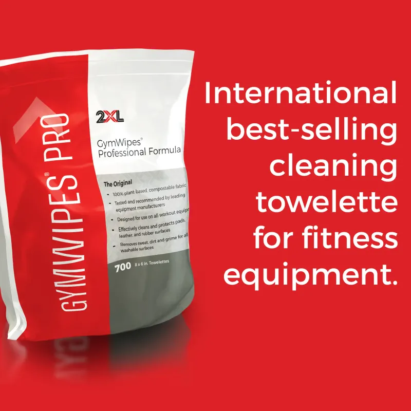 2XL GymWipes® Professional Formula (4 Per Case)