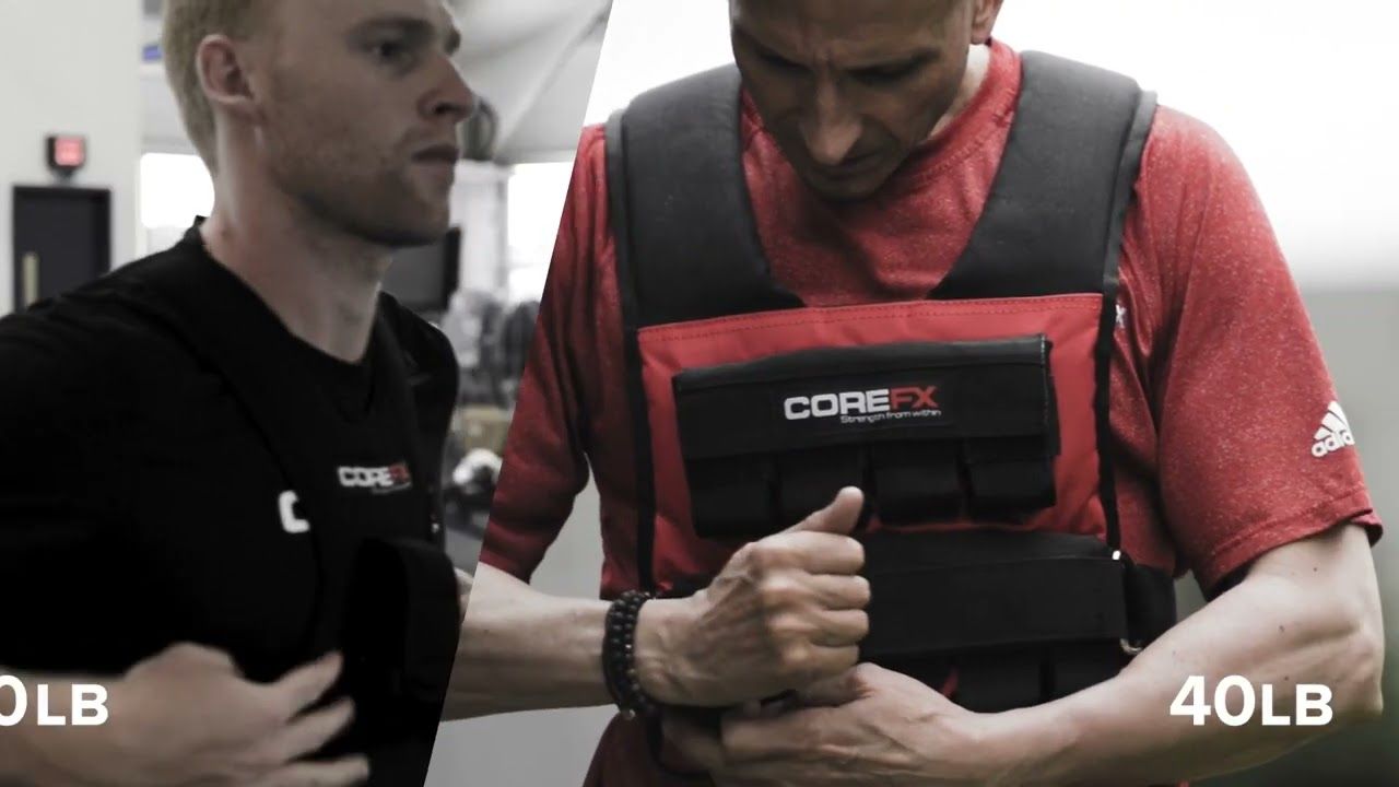 COREFX Weighted Vest 40lb – Take Your Training to the Next Level