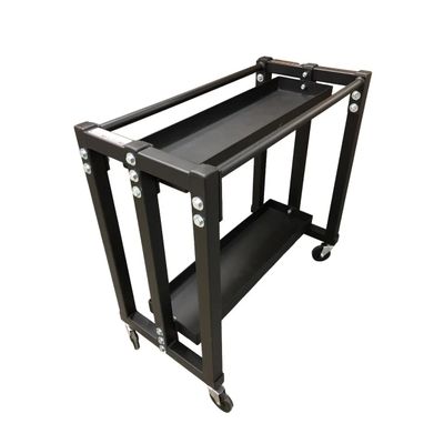 Power Body 2-Tier Kettlebell Rack with Mat Storage Cart