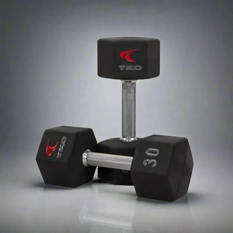 TKO TRI GRIP® Urethane Hex Dumbbell