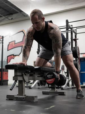 COREFX Rubber Dumbbell Set