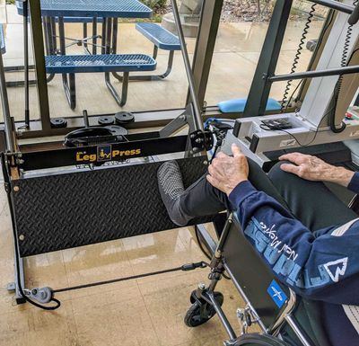 Wheelchair Accessible Plate Loaded Strength Equipment