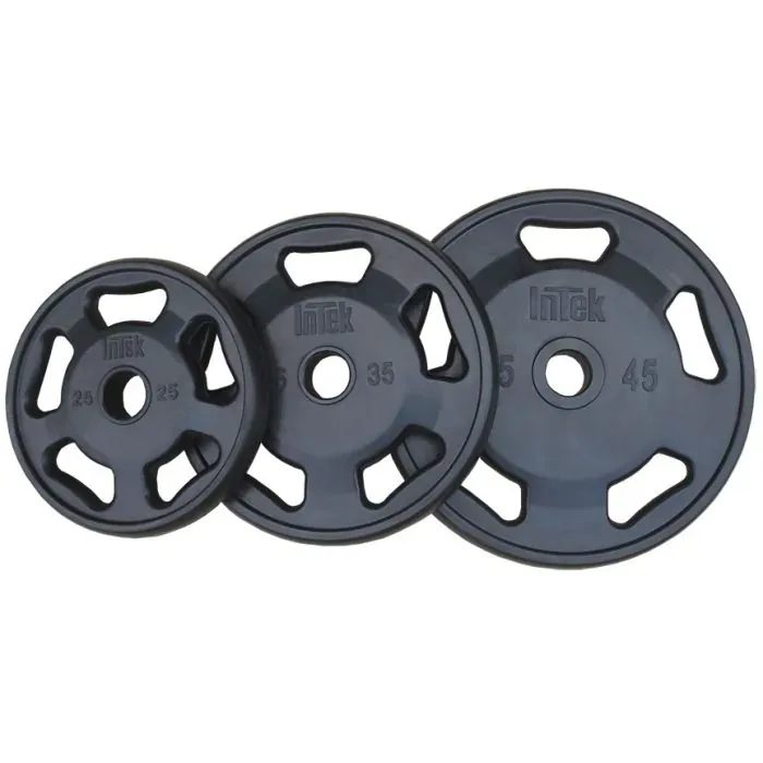 INTEK Strength Champion Series Rubber Olympic Plates