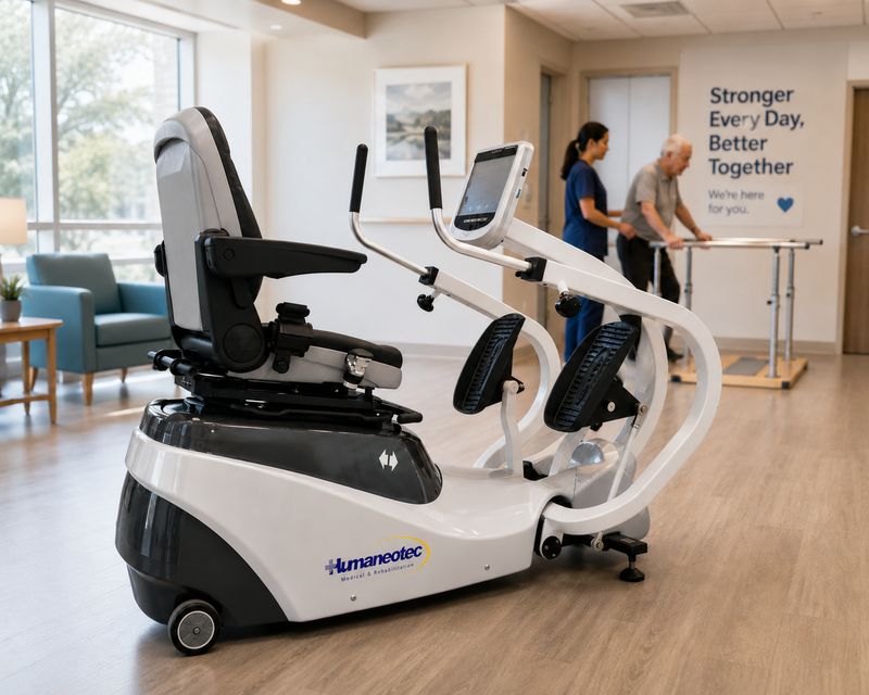 HUMANEOTEC Recumbent Cross Trainer