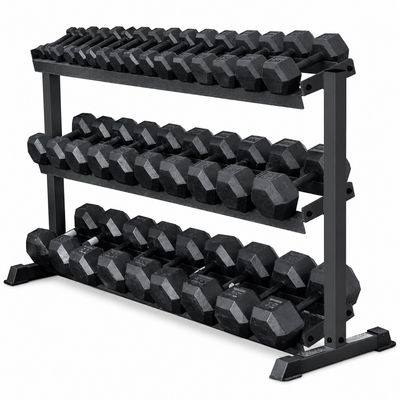 Pro-Hex Dumbbell Rack, 3 Tier