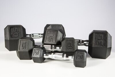 YORK® Premium PVC Hex 5-50 lb. Dumbbell Set