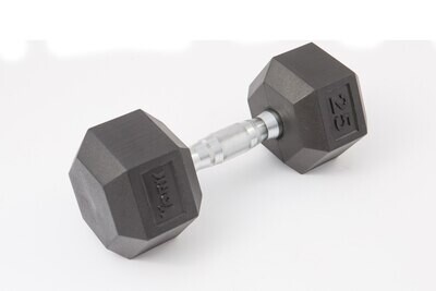 YORK® Commercial Rubber Hex Dumbbells