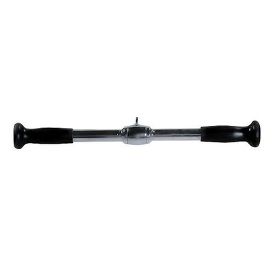 YORK® 20″ Chrome Revolving Straight Bar w/ Rubber Ergo Grips