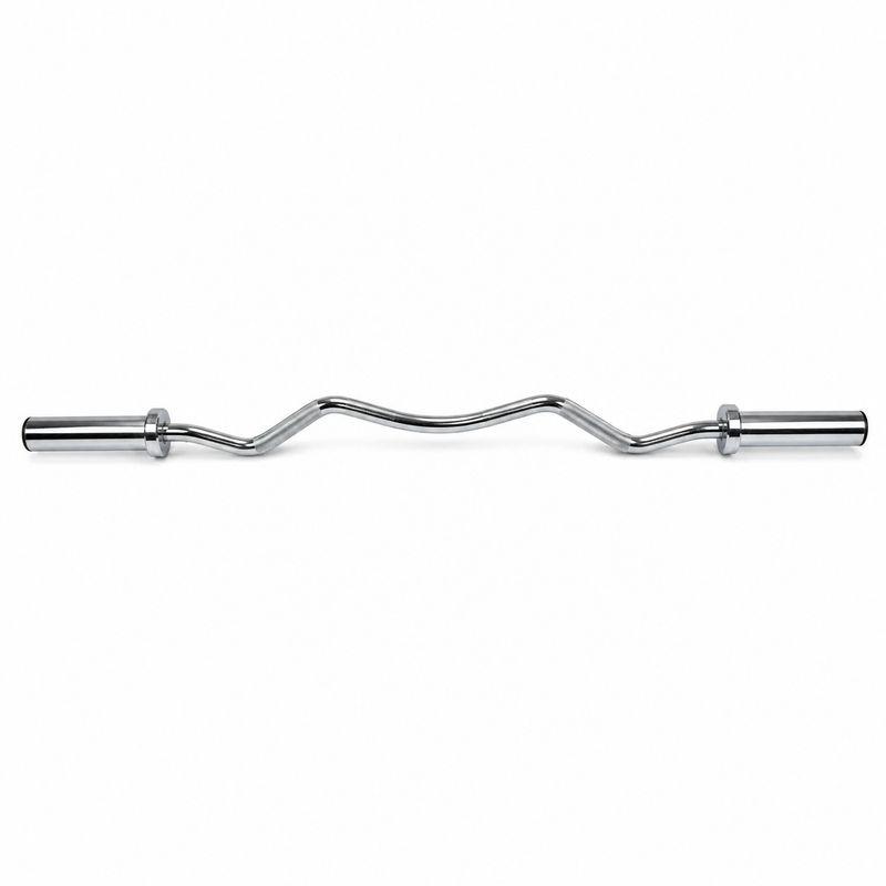 YORK® 4' International Chrome Curl Bar