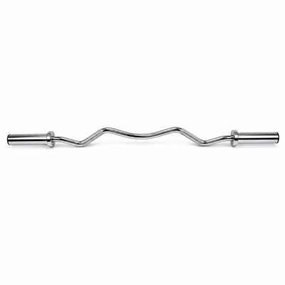 YORK® 4' International Chrome Curl Bar