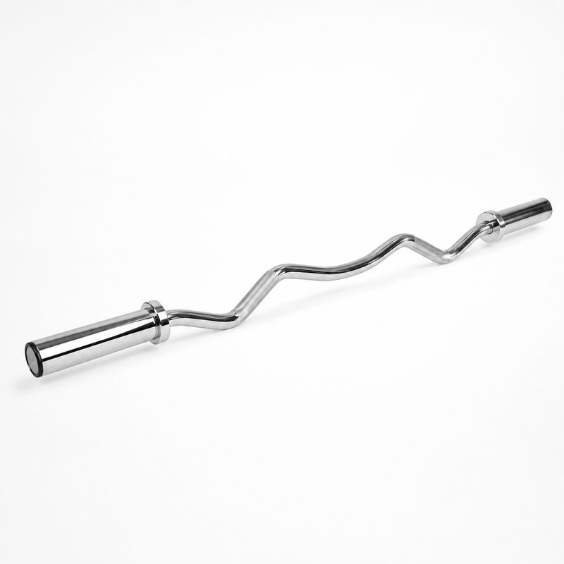 YORK® 4' International Chrome Curl Bar
