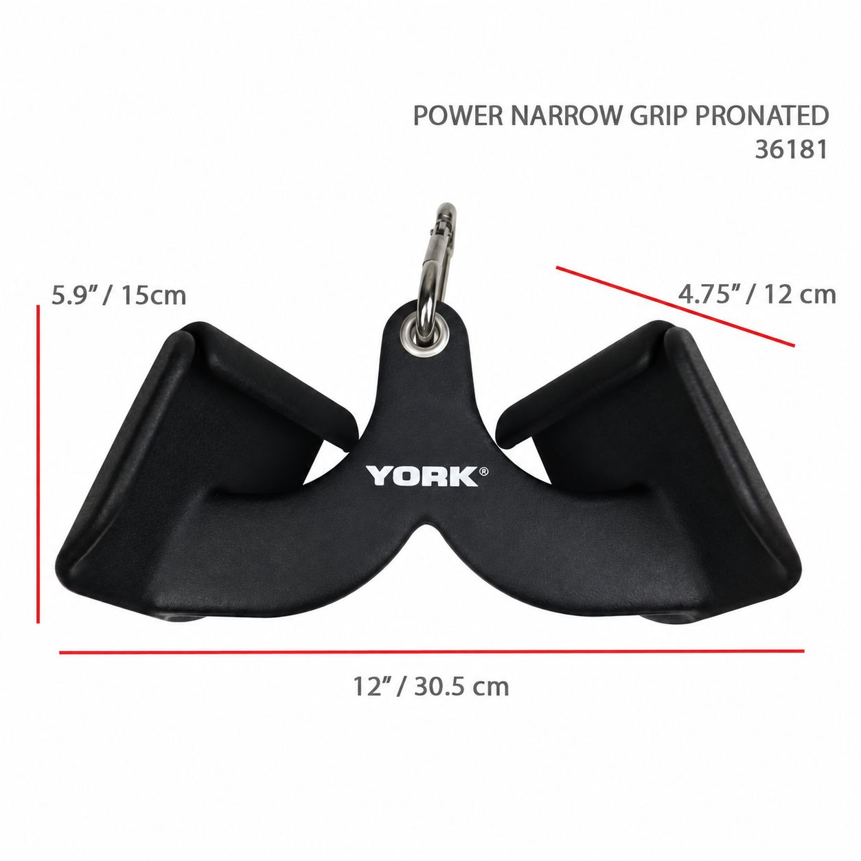 YORK® Power Grip Narrow Pronated Cable Attachment