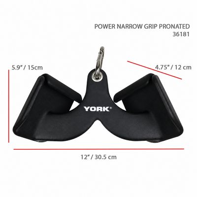 YORK® Power Grip Narrow Pronated Cable Attachment