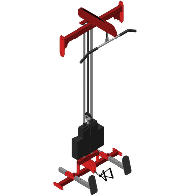 ProMaxima MOTIVATE Centre Hi Lat/Low Row 225lb weight stack Attachment