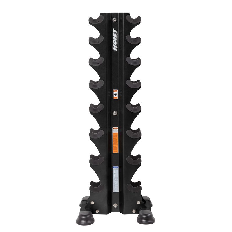HOIST® 8 Pair Vertical Hex Dumbbell Rack