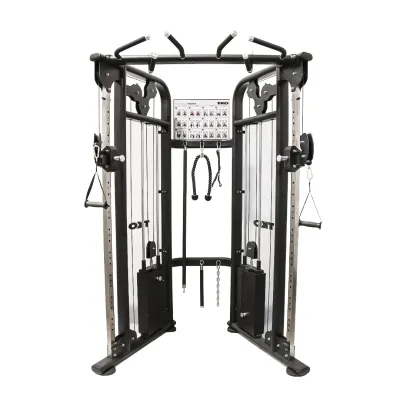 TKO Dual Adjustable Pulley Functional Trainer