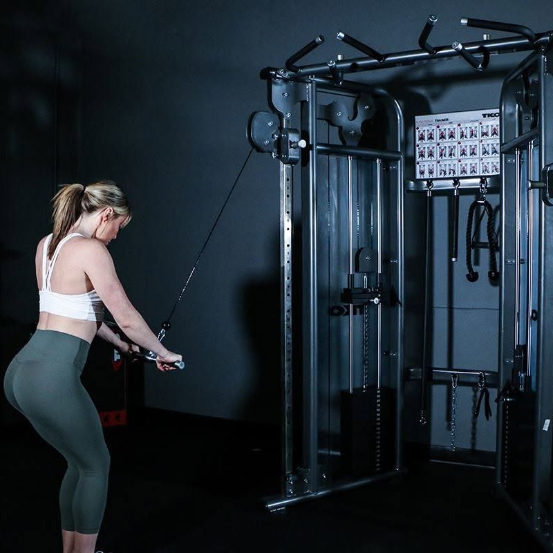 TKO Dual Adjustable Pulley Functional Trainer