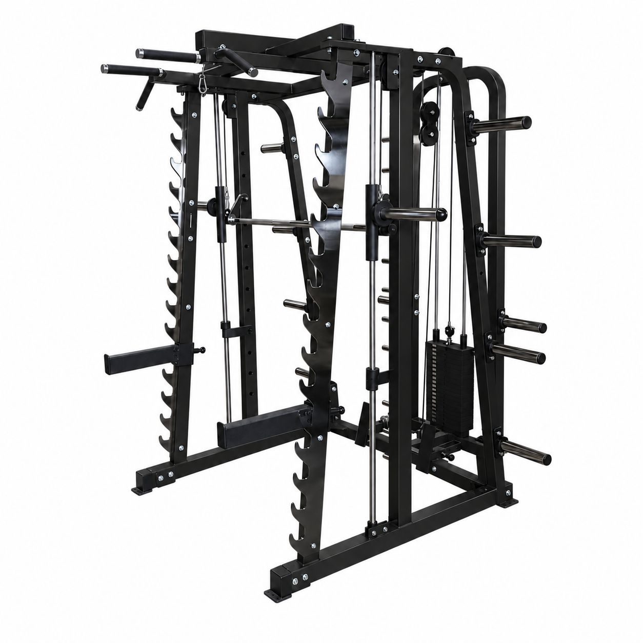 Power Body BESPOKE Smith Machine Half Rack Combo With High Lat/ Low Row Pulley