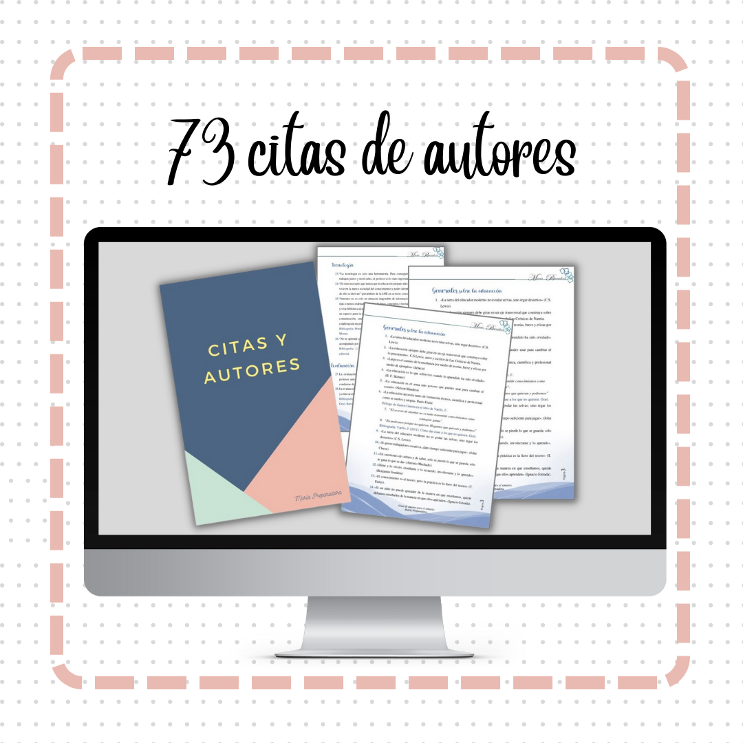 73 citas de autores para individualizar los temas