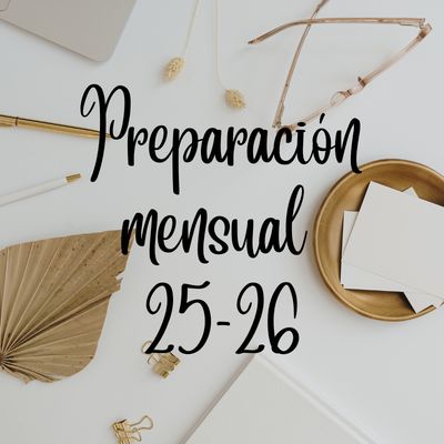 Preparación mensual 25-26