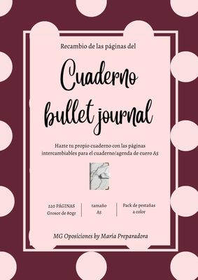 Recambio cuaderno bullet journal A5