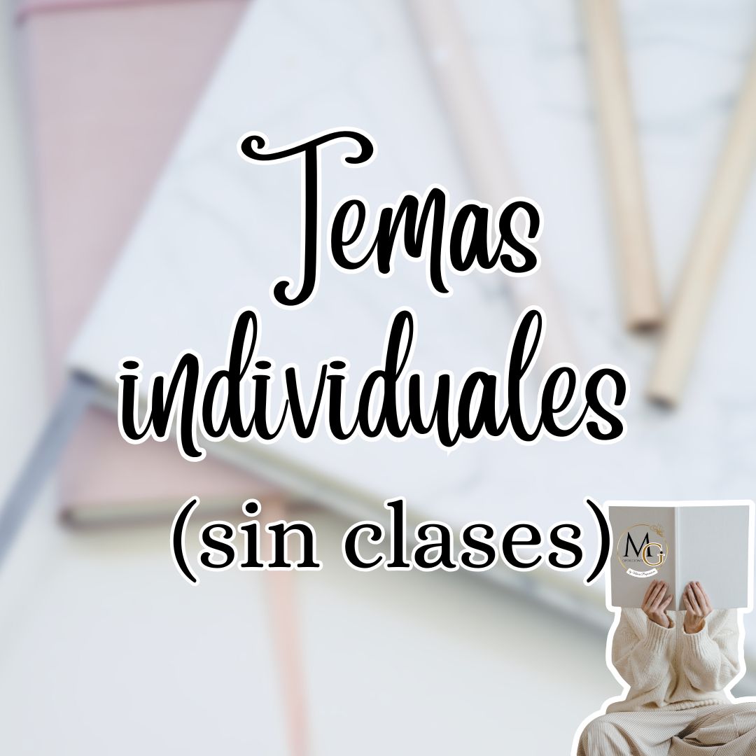 Temas individuales (mínimo 6 temas)