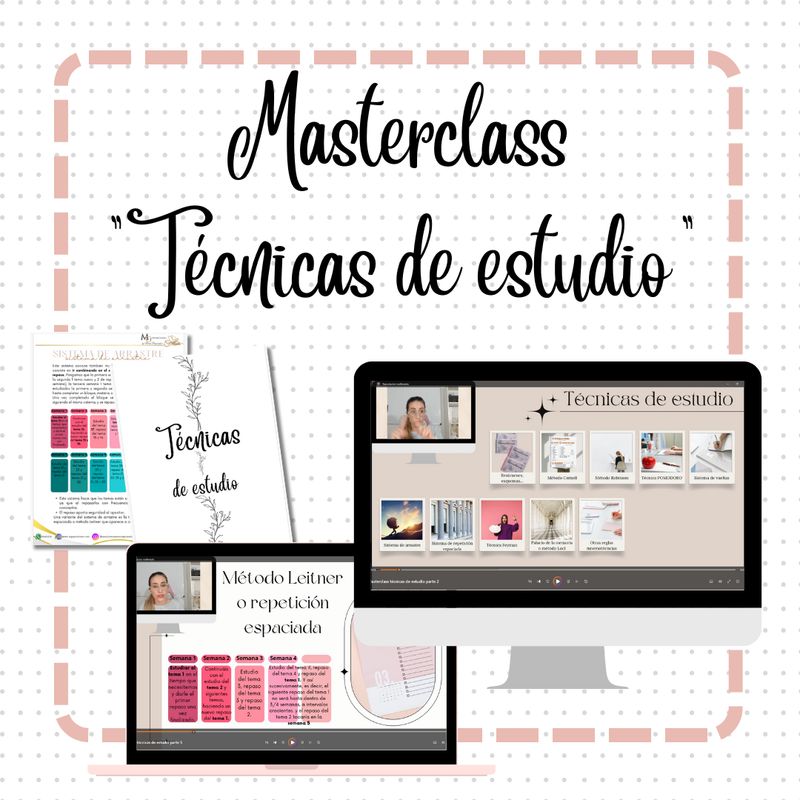 Masterclass técnicas de estudio