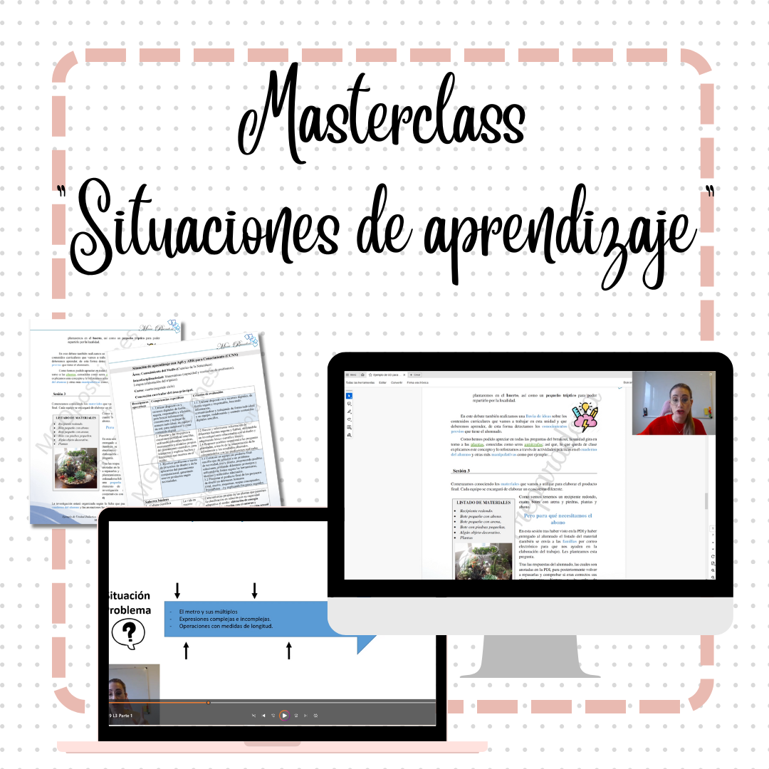 Masterclass situaciones de aprendizaje