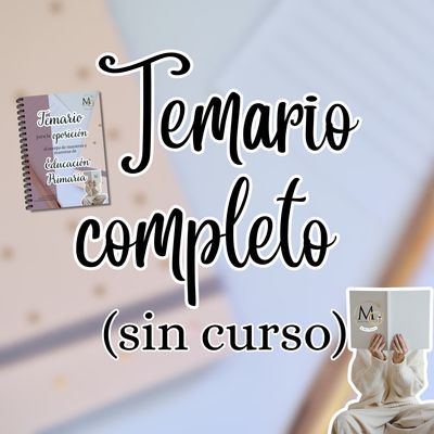 Temario completo (sin clases) Temario completo (sin clases)