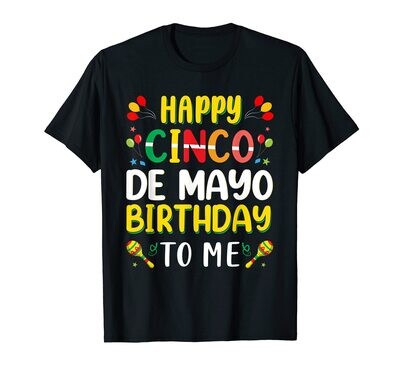 Happy cinco de mayo graphic T-shirt