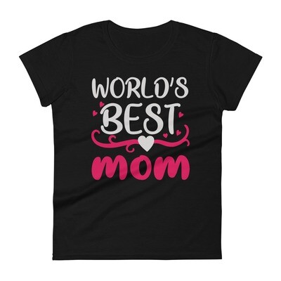 World's best mom graphic T-shirt