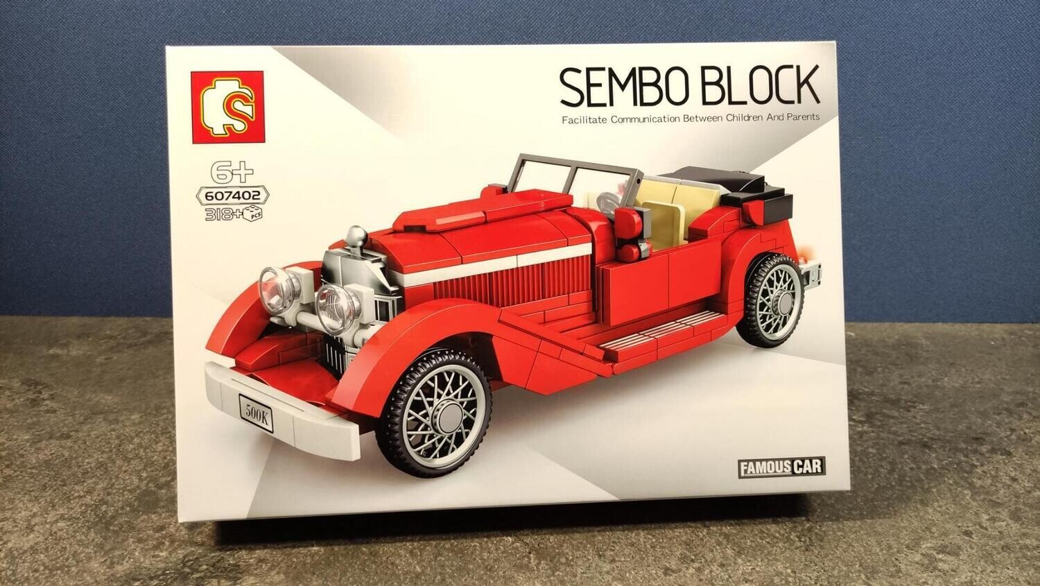 SEMBO - 607402 - Oldtimer Rot/Weiß