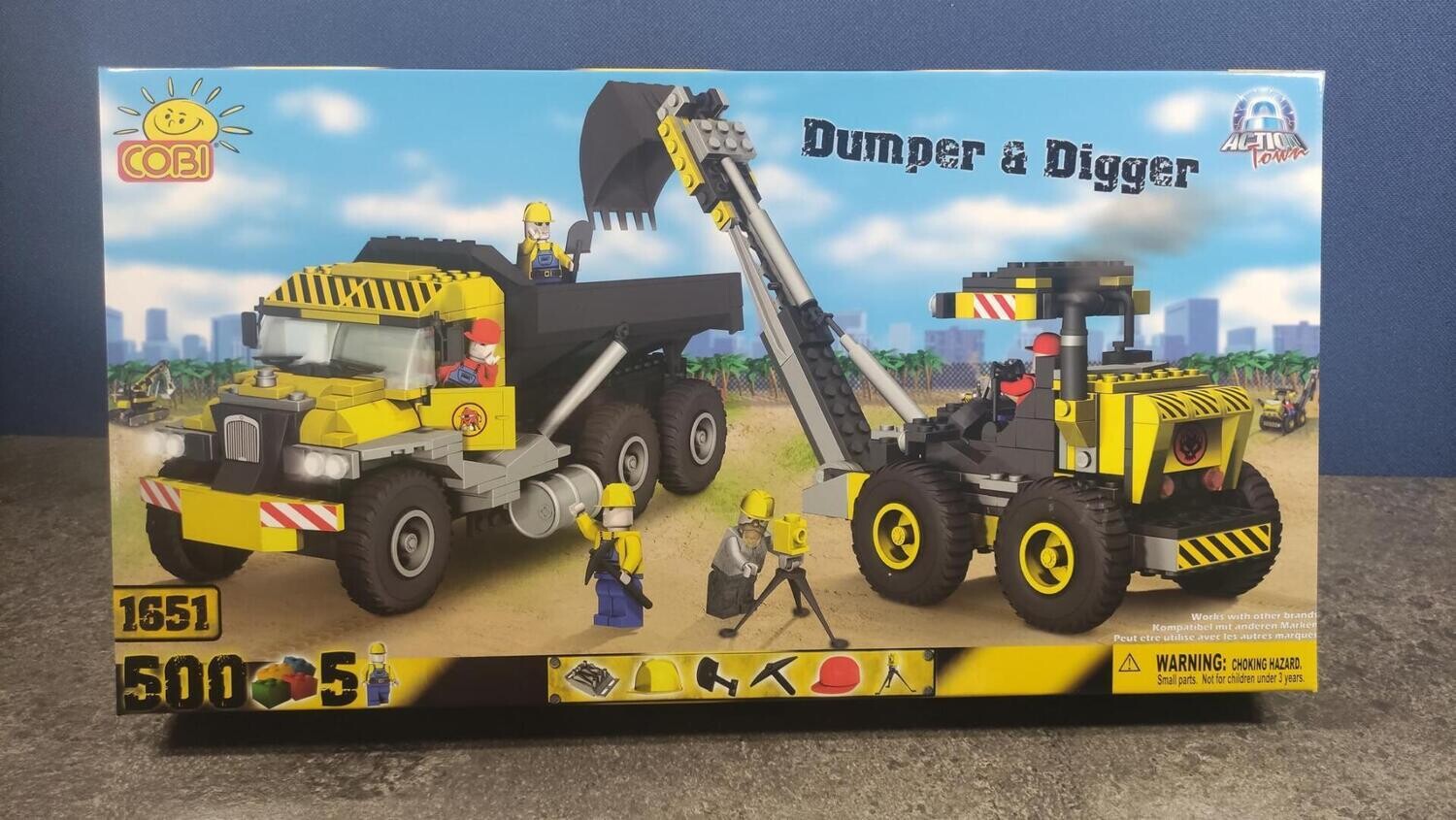 COBI - 1651 - DUMPER & DIGGER