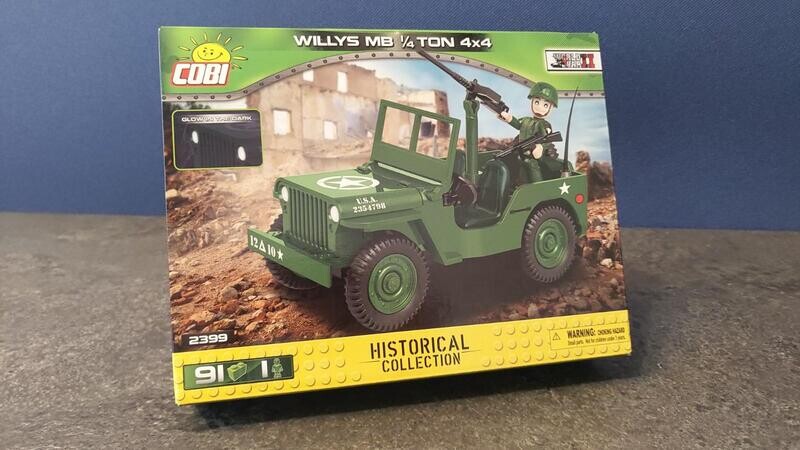 COBI - 2399 - Willys MB ¼ Ton 4x4 COBI - 2399 - Willys MB ¼ Ton 4x4