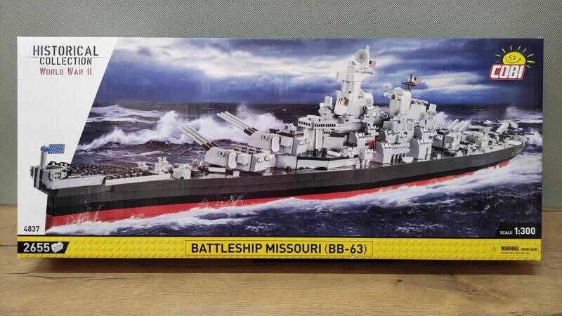 COBI - 4837 - BATTLESHIP MISSOURI (BB-63) COBI - 4837 - BATTLESHIP MISSOURI (BB-63)