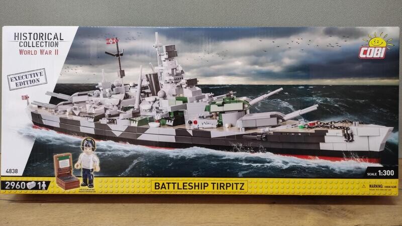 COBI - 4838 - BATTLESHIP TIRPITZ Exec. Edit. COBI - 4838 - BATTLESHIP TIRPITZ Exec. Edit.