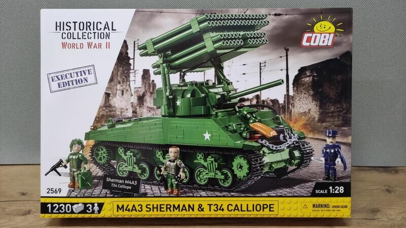 COBI - 2569 - M4A3 Sherman & T34 Calliope COBI - 2569 - M4A3 Sherman & T34 Calliope