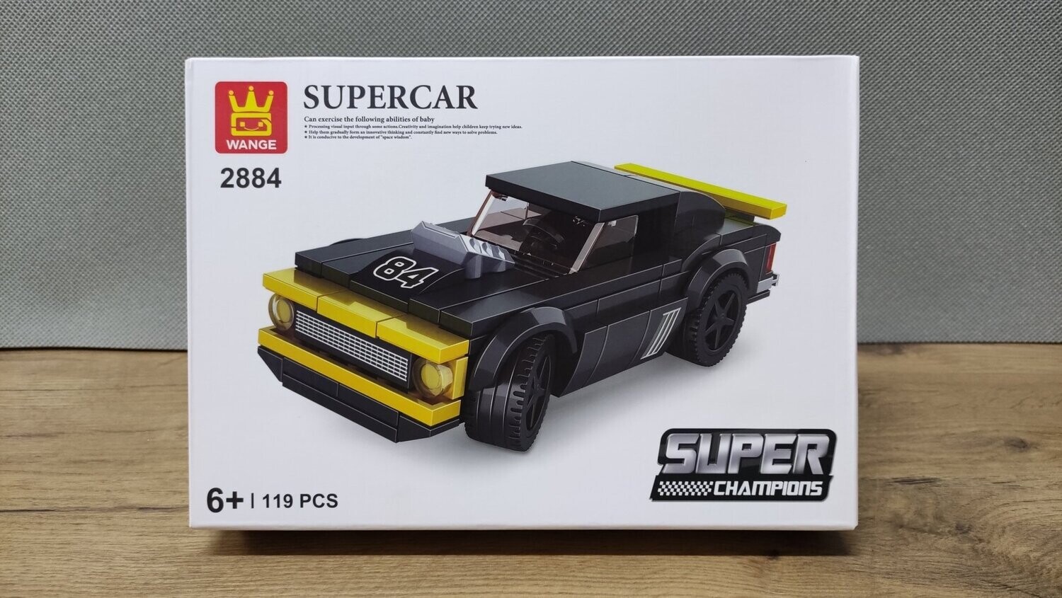 WANGE - 2884 - Sportwagen Schwarz Gelb