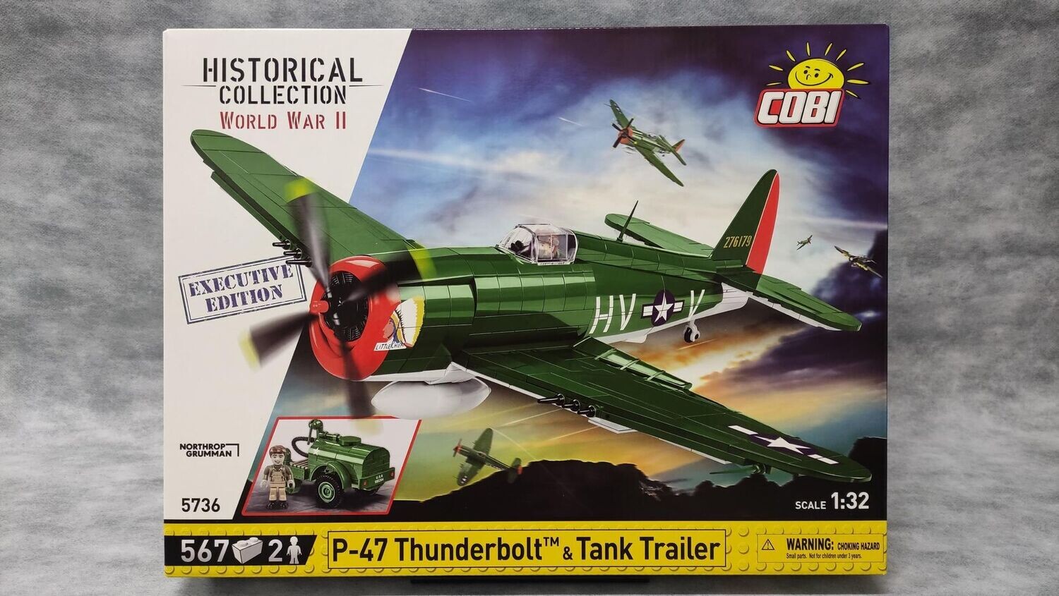 COBI - 5736 - P-47 Thunderbolt & Tank Trailer