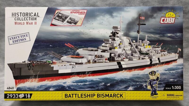 COBI - 4840 - BATTLESHIP BISMARCK Exec. Edit. COBI - 4840 - BATTLESHIP BISMARCK Exec. Edit.