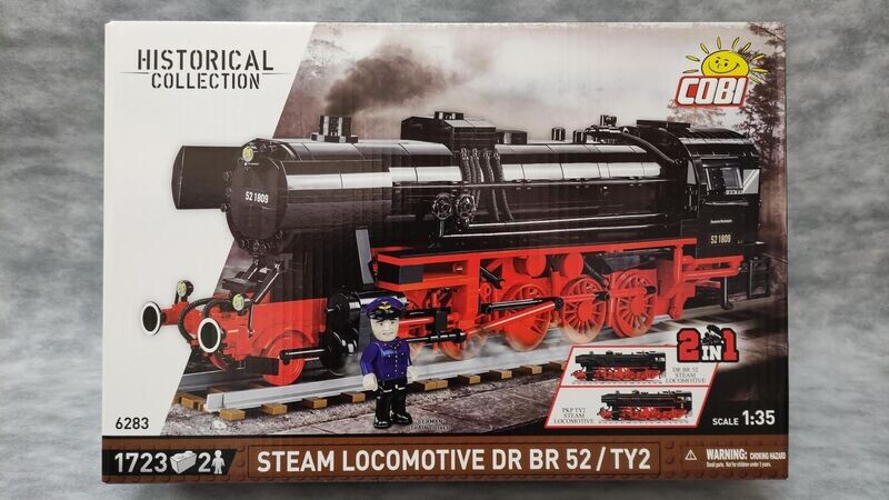 COBI - 6283 - STEAM LOCOMOTIVE DRB CLASS 52 COBI - 6283 - STEAM LOCOMOTIVE DRB CLASS 52