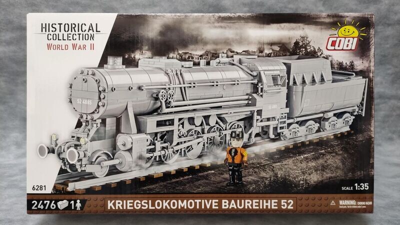 COBI - 6281 - KRIEGSLOKOMOTIVE BAUREIHE 52 COBI - 6281 - KRIEGSLOKOMOTIVE BAUREIHE 52