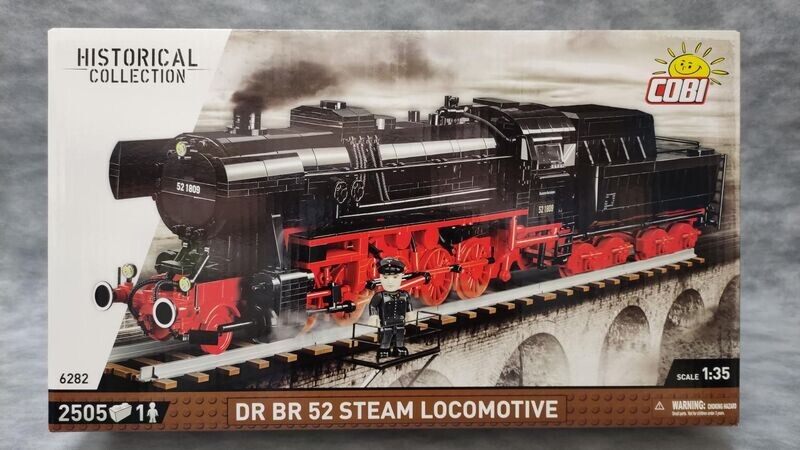 COBI - 6282 - DR BR 52 STEAM LOCOMOTIVE COBI - 6282 - DR BR 52 STEAM LOCOMOTIVE