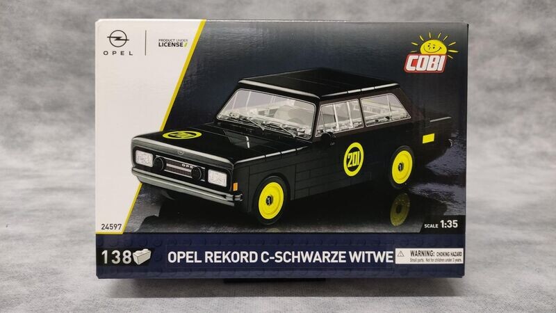 COBI - 24597 - OPEL REKORD C-SCHWARZE WITWE COBI - 24597 - OPEL REKORD C-SCHWARZE WITWE