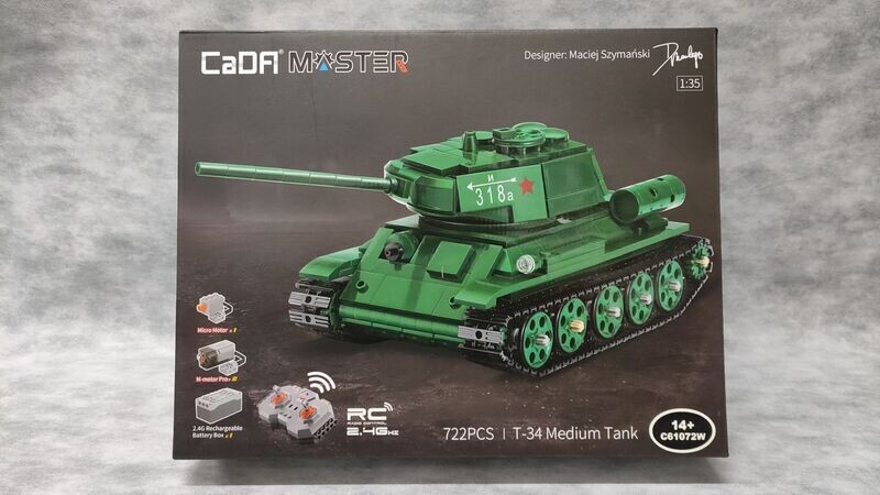 Cada - C61072W - T-34 Medium Tank Cada - C61072W - T-34 Medium Tank