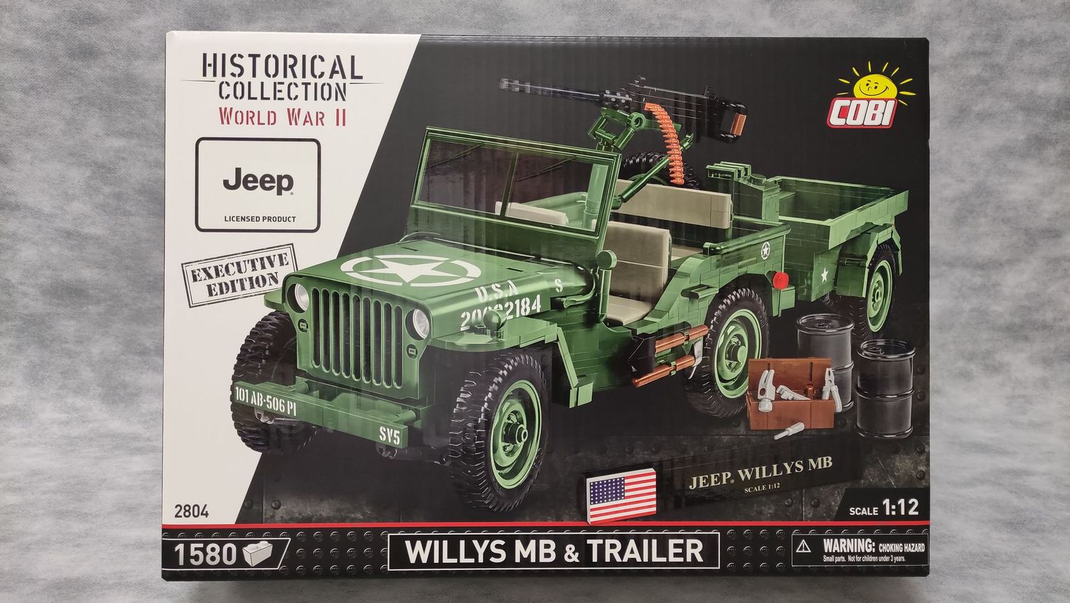 COBI - 2804 - WILLYS MB & TRAILER
