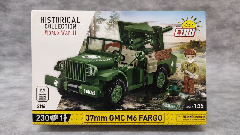 COBI - 3116 - 37mm GMC M6 FARGO COBI - 3116 - 37mm GMC M6 FARGO