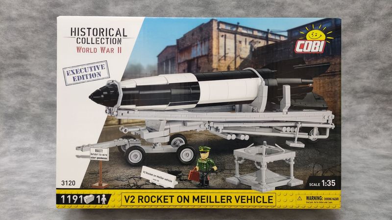 COBI - 3120 - V2 ROCKET ON MEILLER VEHICLE COBI - 3120 - V2 ROCKET ON MEILLER VEHICLE